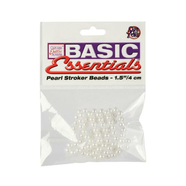 Basic Essentials Pearl Stroker Beads - Small