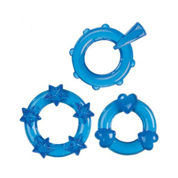 Magic C Rings Set Of 3 Blue