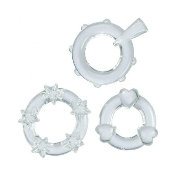 Magic C Rings Set Of 3 Clear