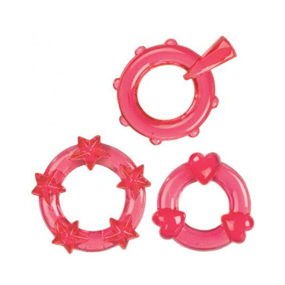 Magic C Rings Set Of 3 Red