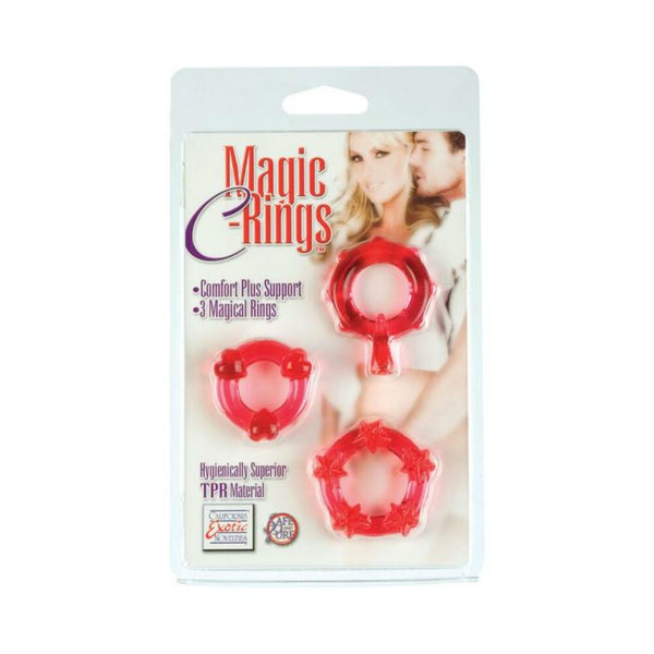 Magic C Rings Set Of 3 Red