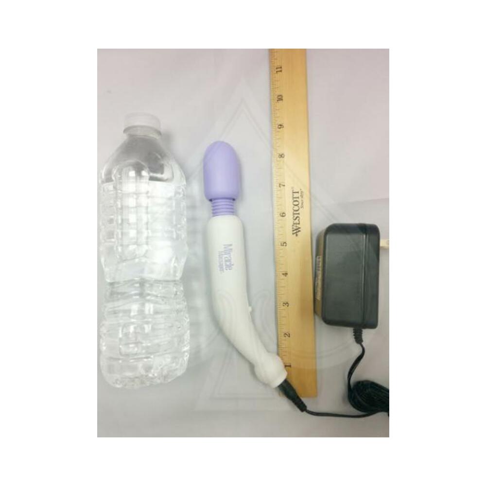 My Mini Miracle Massager Electric 2 Speed 120 Volt 8" - White/Purple