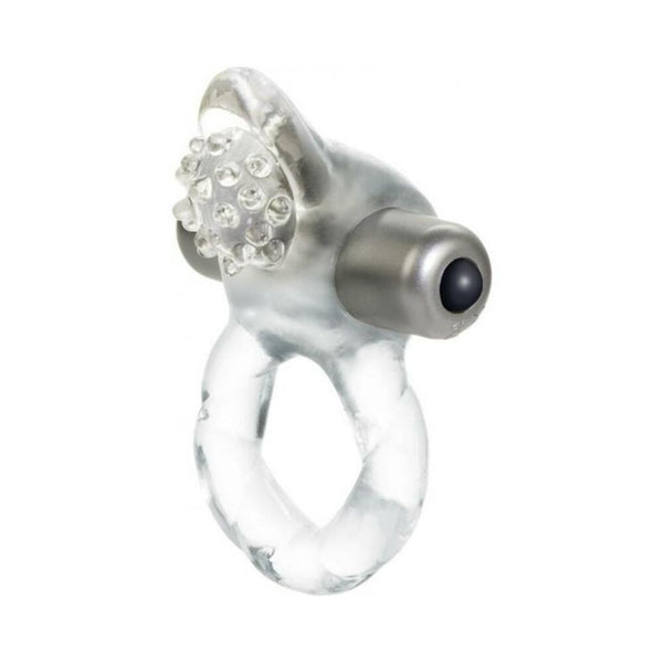 Lovers Delight Nubby With Removable 3 Speed Stimulator Clear