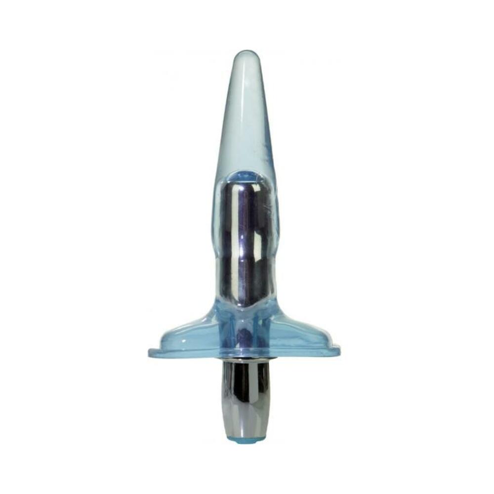HIGH INTENSITY VIBRO TEASE 375 INCH ICE BLUE