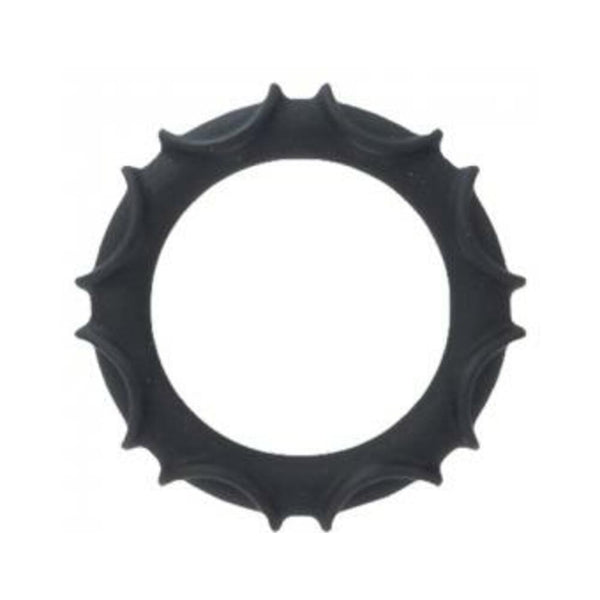 Adonis Atlas Silicone Ring - Black