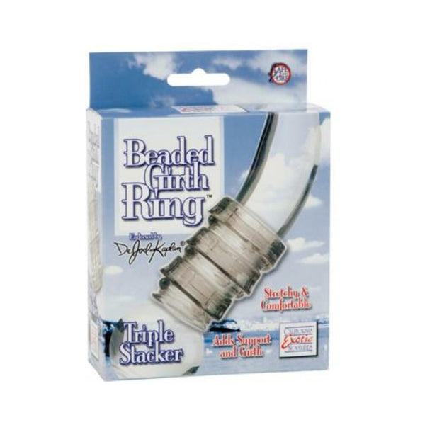 Beaded Girth Ring Triple Stacker