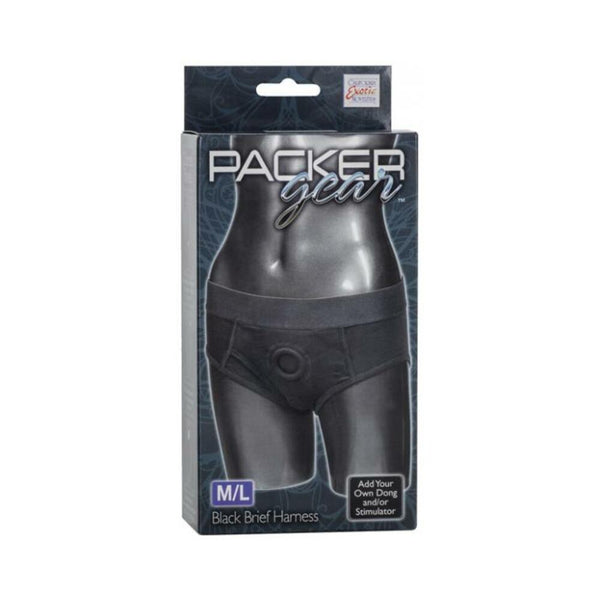 Packer Gear Black Brief Harness M/L