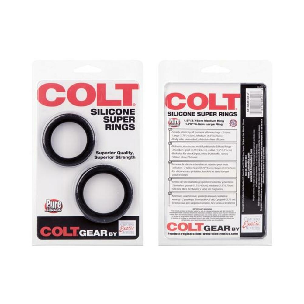 Colt Silicone Super Rings - Black