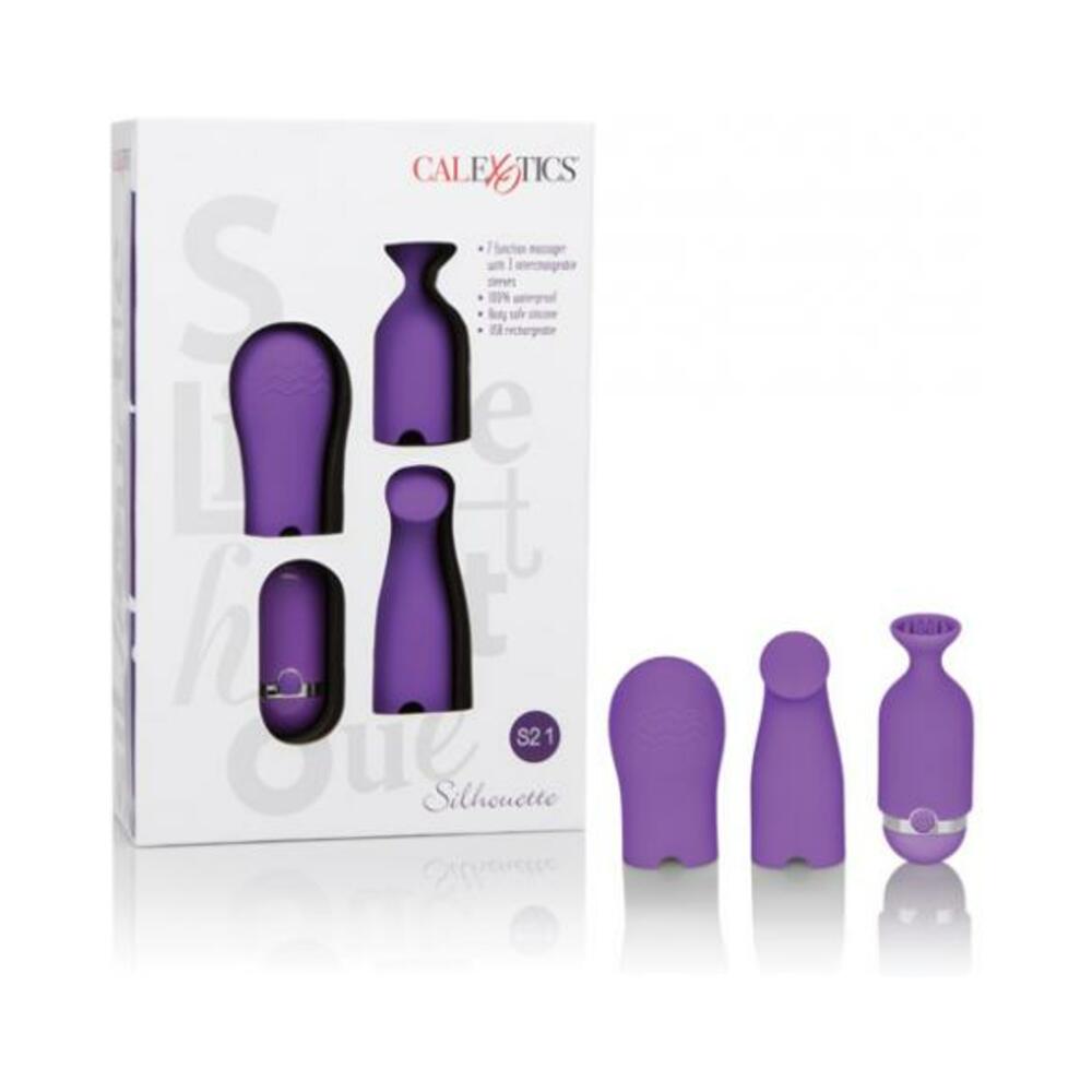 Silhouette S21 Vibrator with 3 Sleeves Purple