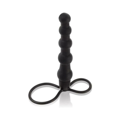 Silicone Beaded Double Rider Black