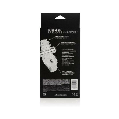 Wireless Passion Enhancer Clear Vibrating Cock Ring