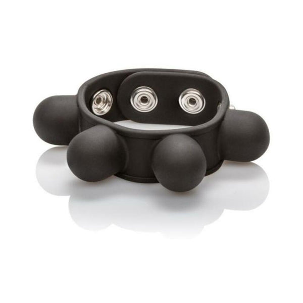 Weighted Ball Stretcher Silicone Black