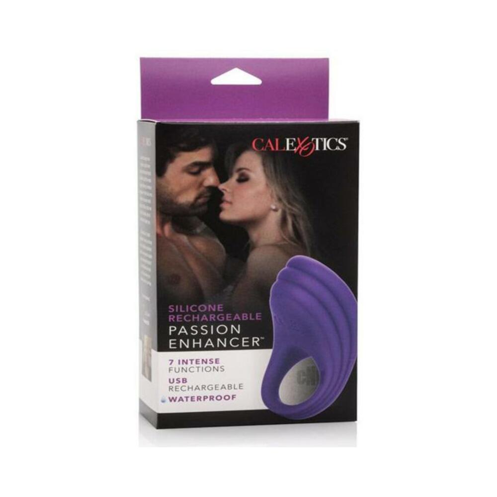 Silicone Rechargeable Passion Enhancer Ring Purple