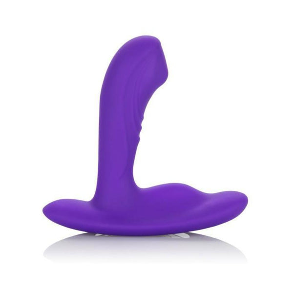 Silicone Remote Pinpoint Pleaser Purple Plug