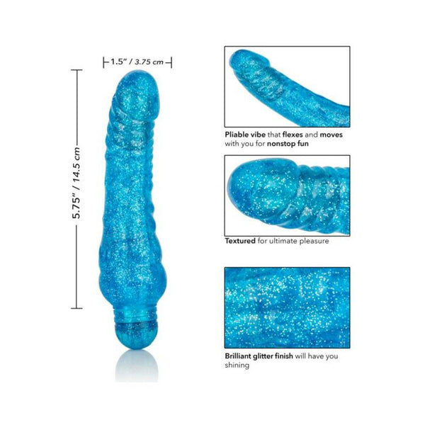 Sparkle Glitter Jack Blue Vibrator