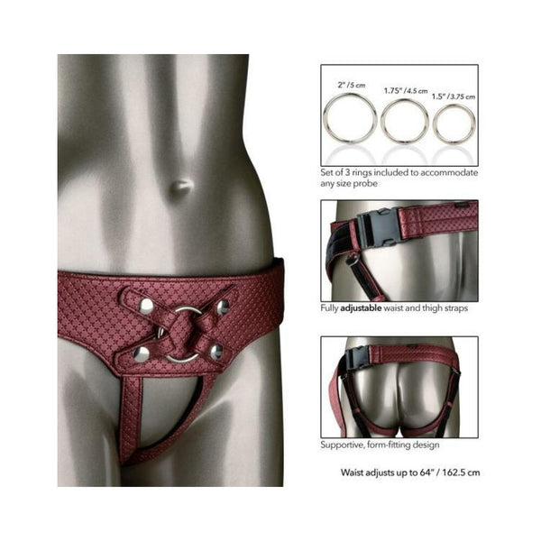 Her Royal Harness The Regal Empress Red