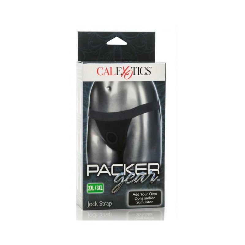 Packer Gear Black Jock Strap 2XL/3XL