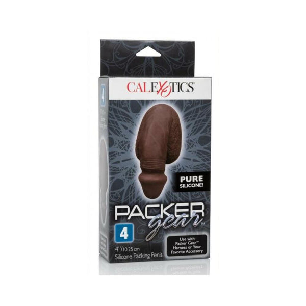 Packer Gear 4 inches Silicone Penis Packing Black
