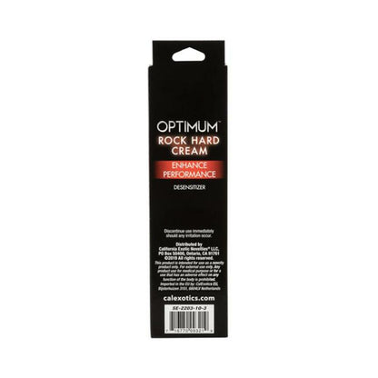 Optimum Rock Hard Cream Desensitizer 4oz
