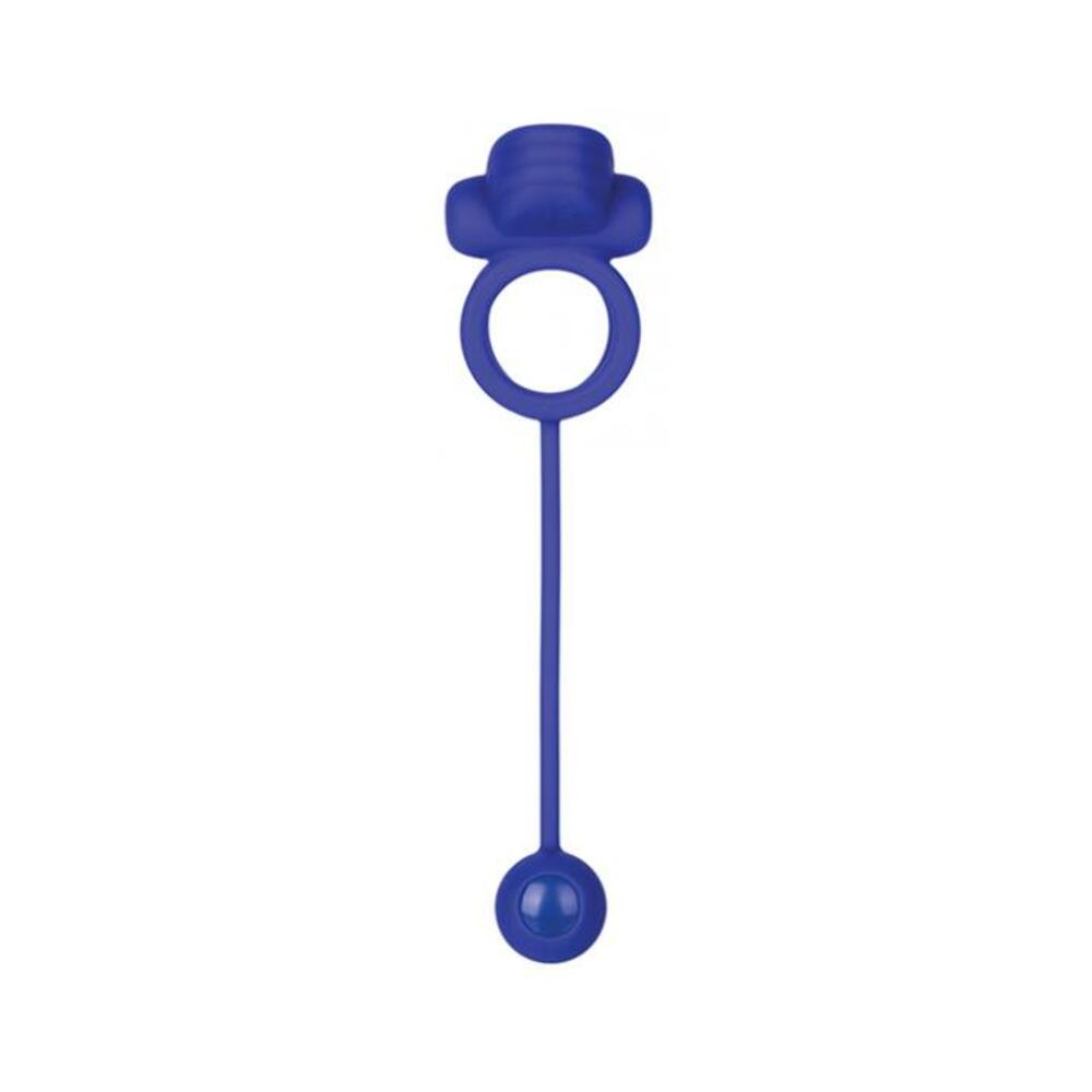 Dual Rockin Rim Enhancer Purple Vibrating Cock Ring