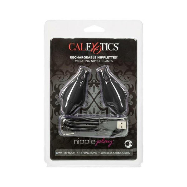 Nipple Play Rechargeable Nipplettes - Black