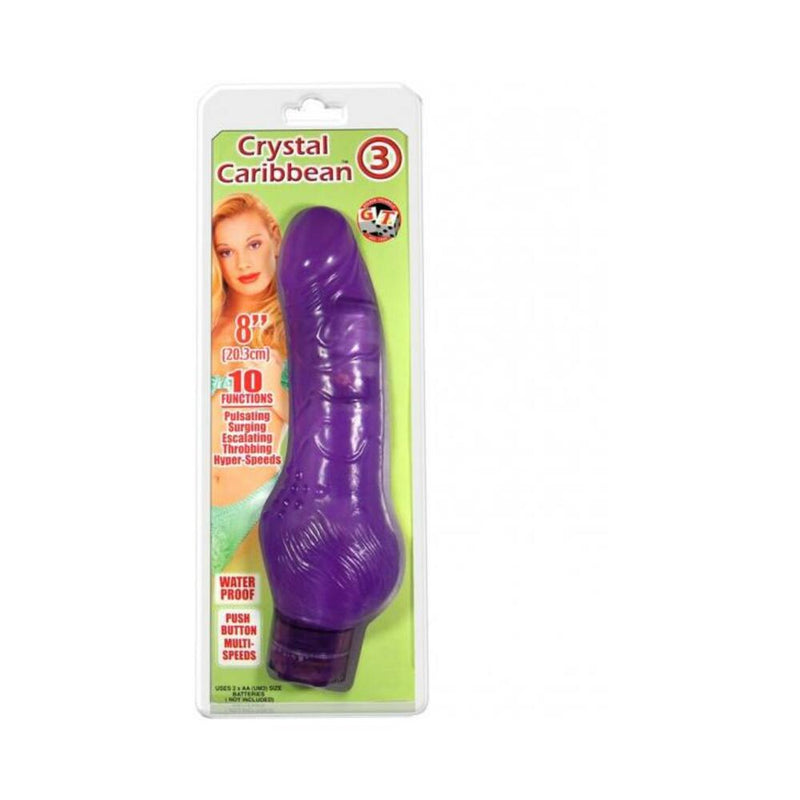Crystal Caribbean #2 Waterproof Vibe - Purple