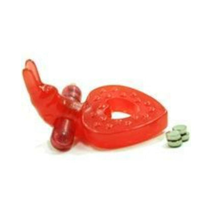 RING OF XTASY RABBIT SERIES RED SILICONE