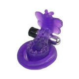 Xtreme Xtasy Butterfly Couples Ring - Purple