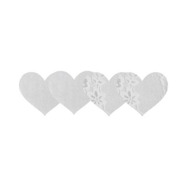 Luminous Hearts Pasties White 2 Pack