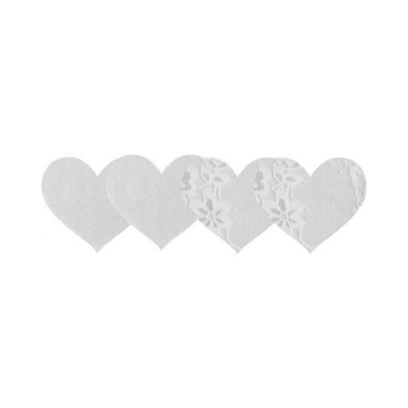 Luminous Hearts Pasties White 2 Pack