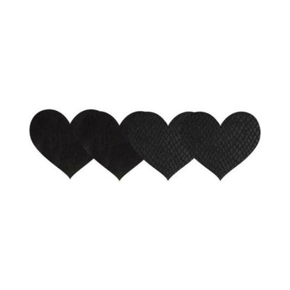 Classic Black Hearts Pasties
