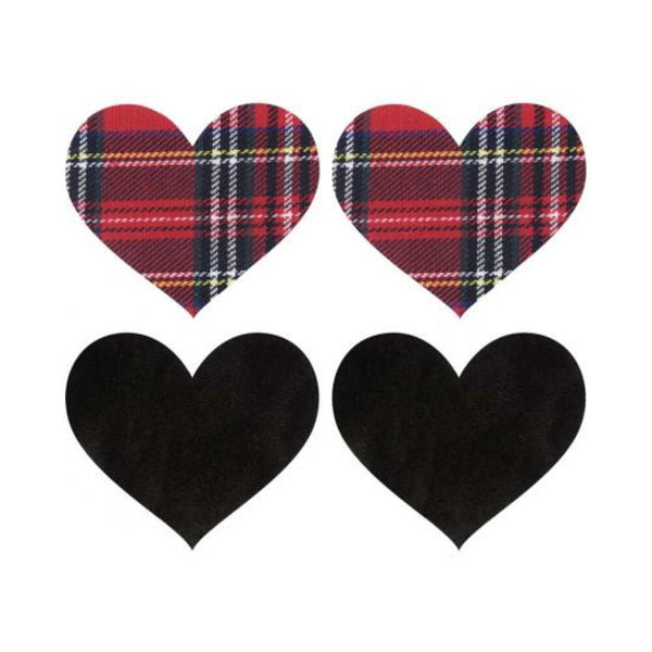 Peekaboos Schoolgirl Hearts Pasties O/S