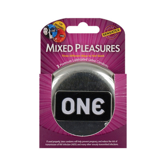 One next generation mixed pleasures condoms - box of 3