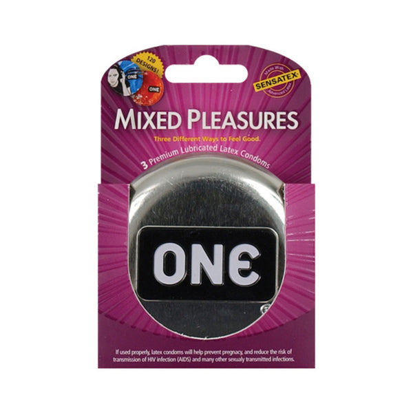 One next generation mixed pleasures condoms - box of 3