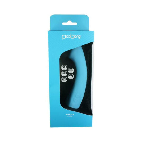 Pico Bong Moka G Silicone Vibe Waterproof - Blue