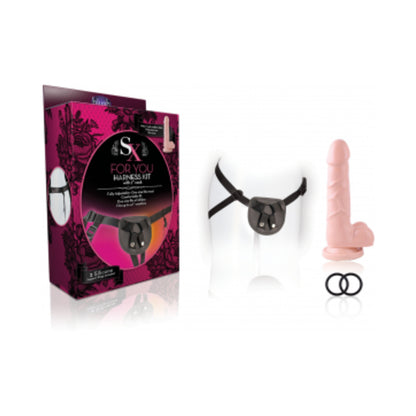 SX For You Harness Kit With Cock 7 inches Beige