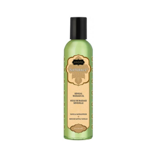 Kama Sutra Naturals Massage Oil Vanilla Sandalwood 8oz