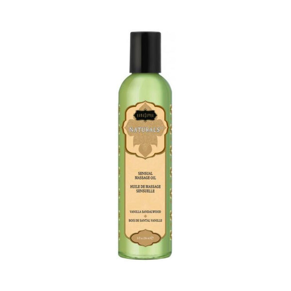Kama Sutra Naturals Massage Oil Vanilla Sandalwood 8oz