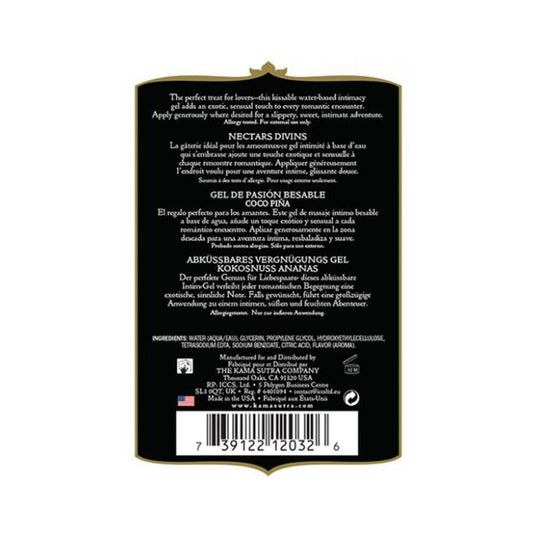 Kama Sutra Divine Nectars Coconut Pineapple 5oz