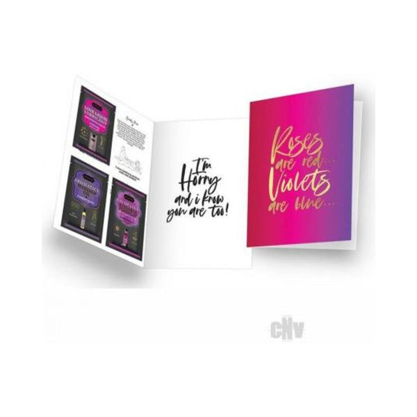 Kama Sutra Naughty Notes Greeting Cards - Roses Are Red