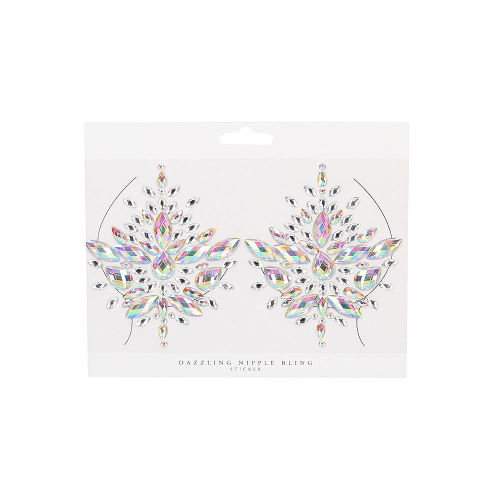 Shots Bliss Dazzling Nipple Bling  Sticker O/S