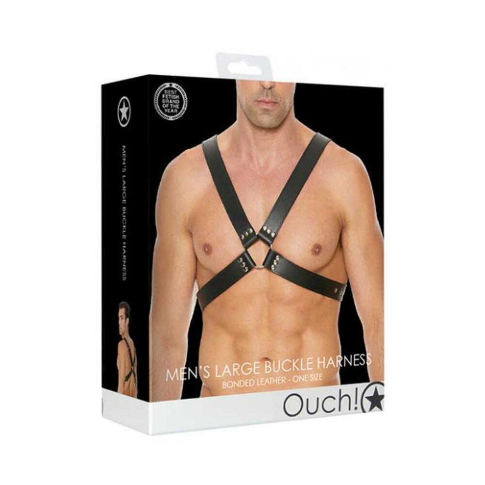 Ouch Harness Men Buckle Plain Os