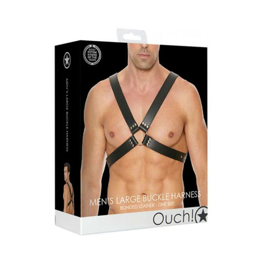 Ouch Harness Men Buckle Plain Os