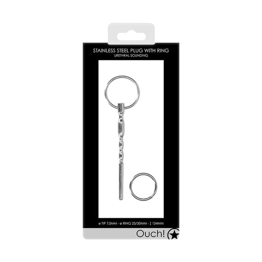 Urethral Sounding Metal Plug 7.55MM/25-30MM/34MM