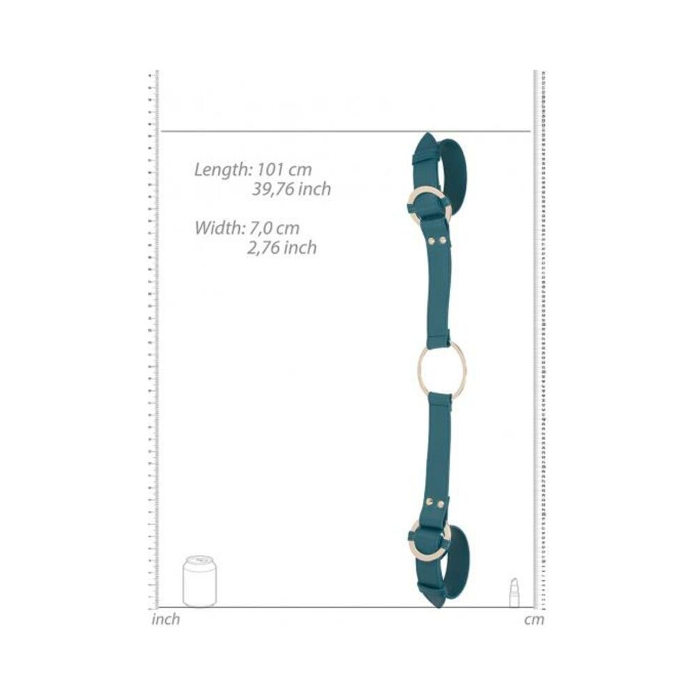 Ouch Halo Handcuff With Connector Green