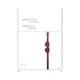 Ouch Halo Eyemask Burgundy