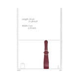 Ouch Halo Belt Flogger Burgundy