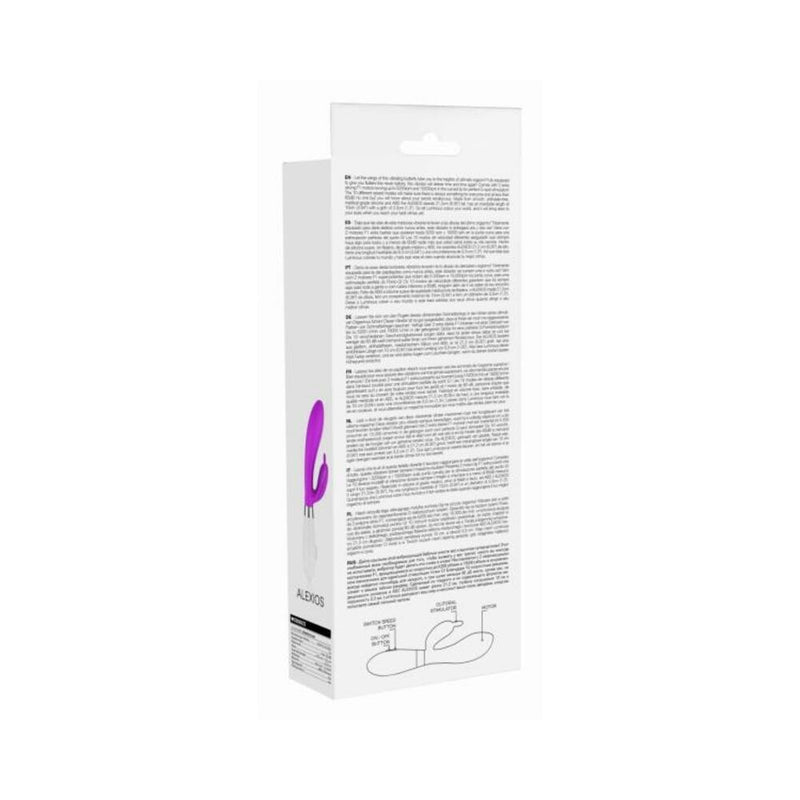 Luna Neon Alexios Ultra-soft Silicone Dual Stimulator Fuchsia