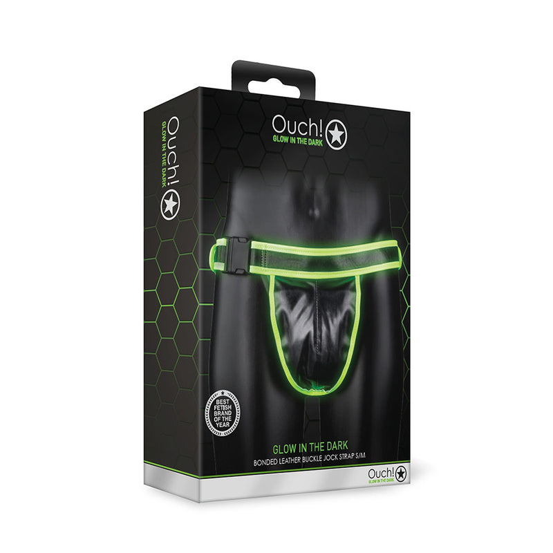 Ouch! Buckle Jock Strap Glow In The Dark S/M
