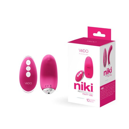 VeDO Niki Rechargeable Panty Vibe - Foxy Pink